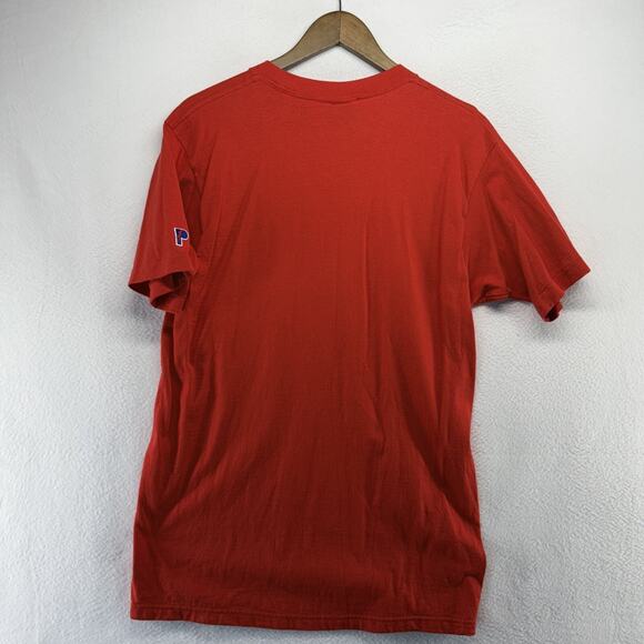 Vintage Detroit Red Wings Shirt Men's Medium Embroidered Spellout Single Stitch - Picture 8 of 10